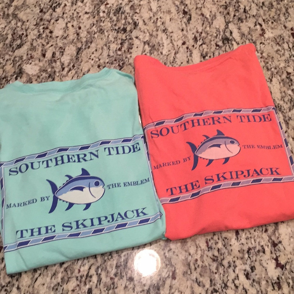 Set of two skipjack tees